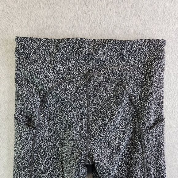 Athleta Leggings Womens MP Black Ultimate Stash Textured 7/8 Tight Pockets Run - Picture 6 of 13